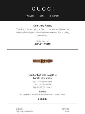 gucci shipping tracking|Gucci pay my bill online.